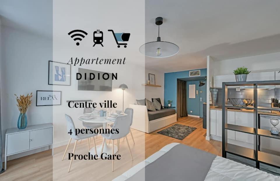 063 - Studio Didion, Centre Gare St Roch, Clim, Balcon,4Pers Montpellier Luaran gambar